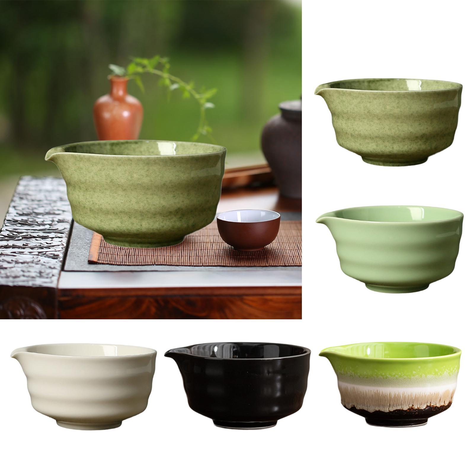 Handmade Ceramic Mug - Bol Matcha en céramique avec bec,