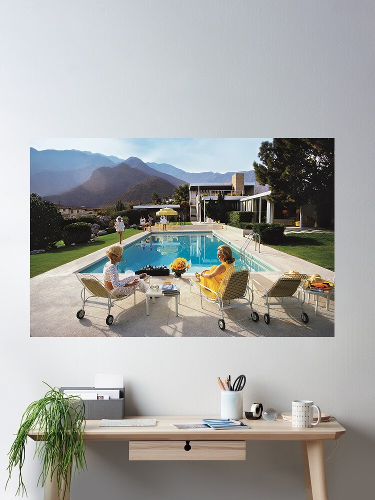 Retro Poolside Host Luxury Lif - Luxury Lifestyle Images avis et prix