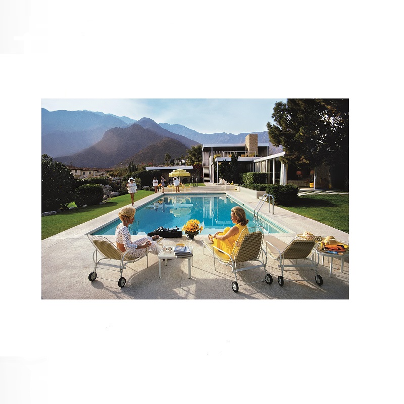 Retro Poolside Host Luxury Lif - Luxury Lifestyle Images avis et prix
