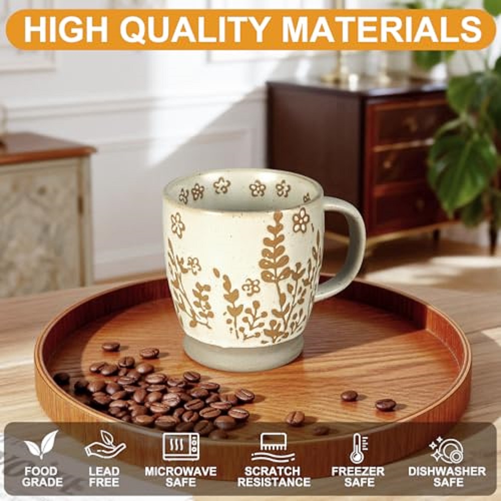 Mug à café de 18 oz, cadeau po - Handmade Ceramic Mug avis et prix