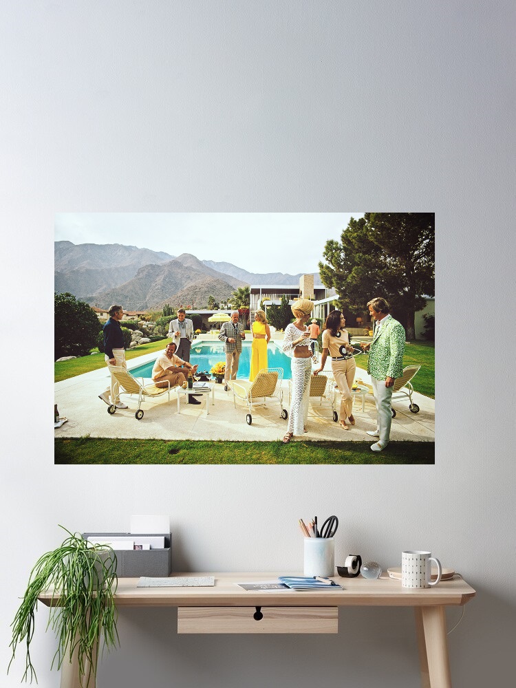 Retro Poolside Host Luxury Lif - Luxury Lifestyle Images avis et prix