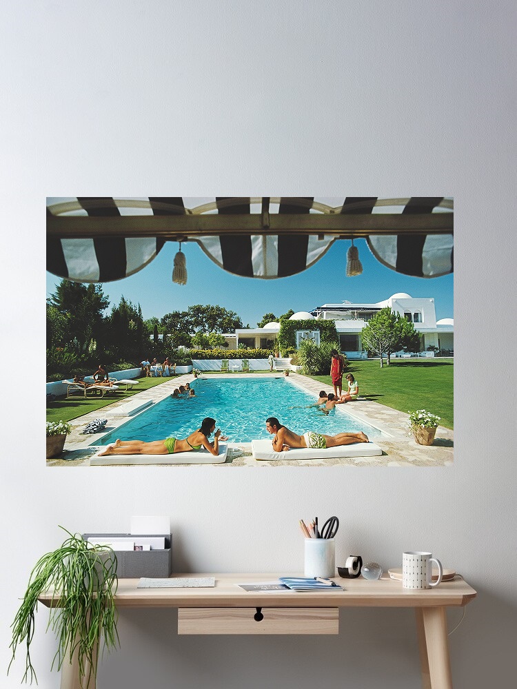 Retro Poolside Host Luxury Lif - Luxury Lifestyle Images avis et prix